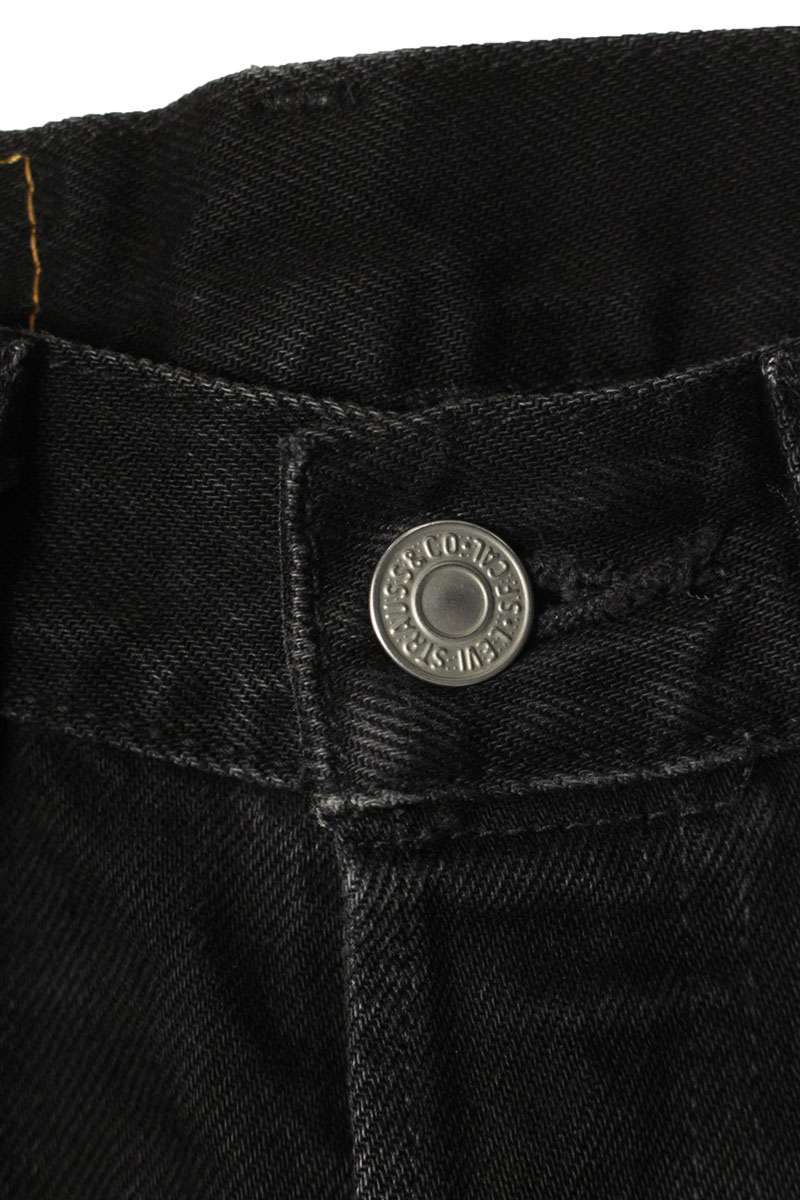 DENIM TEARS Floral Print Denim Pants Black Size 26