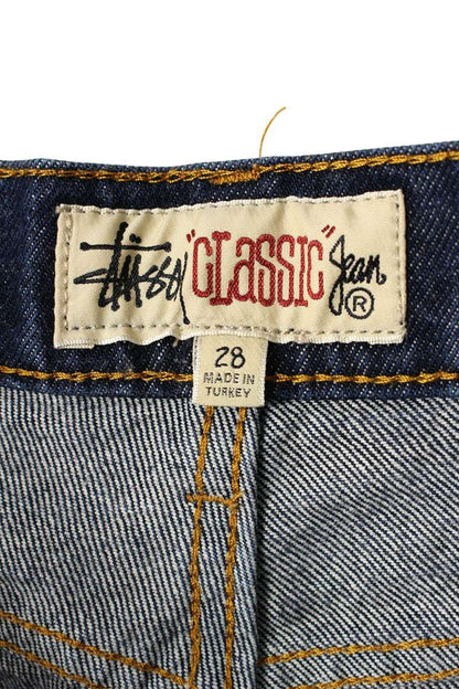 STUSSY CLASSIC JEAN DENIM Washed Blue Size 28