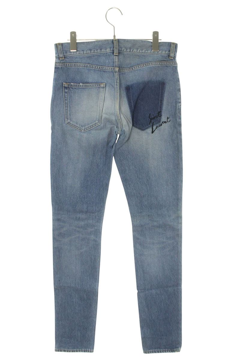 SAINT LAURENT PARIS 17AW Low Waist Skinny Denim Size 27