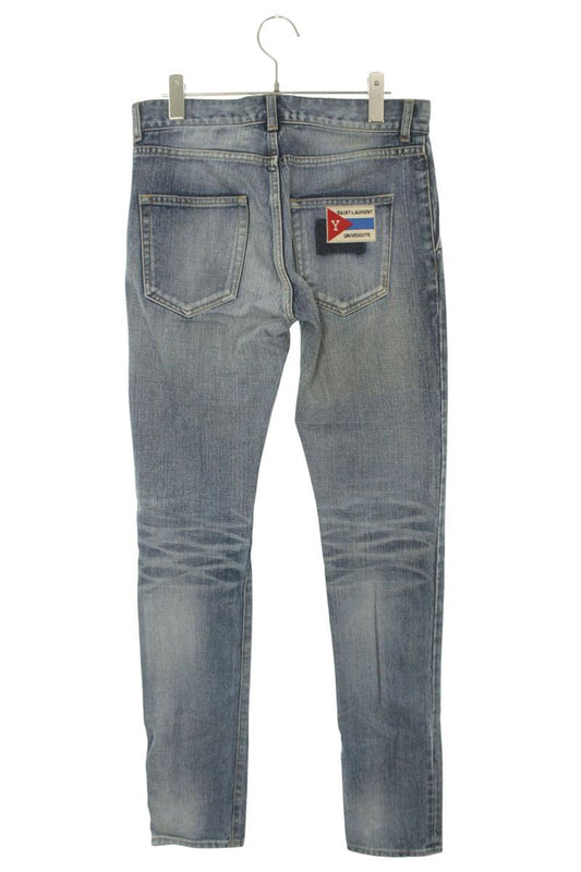 SAINT LAURENT PARIS Distressed Skinny Denim Pants Size 27