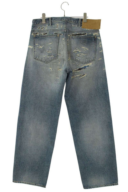 SUPREME x MM6 26SS Distressed Selvedge Indigo Denim Size 30