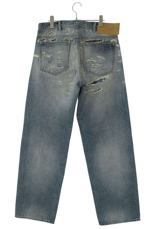 SUPREME x MM6 26SS Distressed Selvedge Indigo Denim Size 30