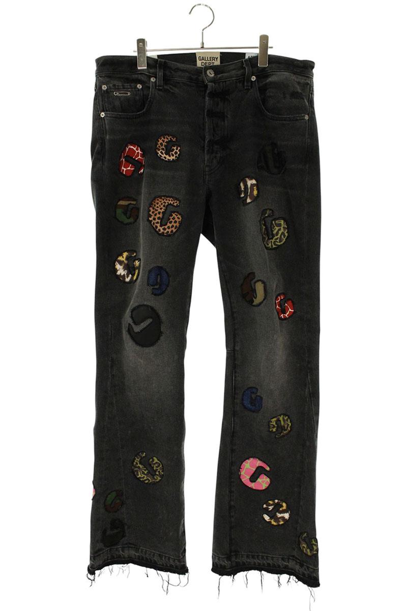 GALLERY DEPT GT-LA Flare Denim Pants Black Size 34