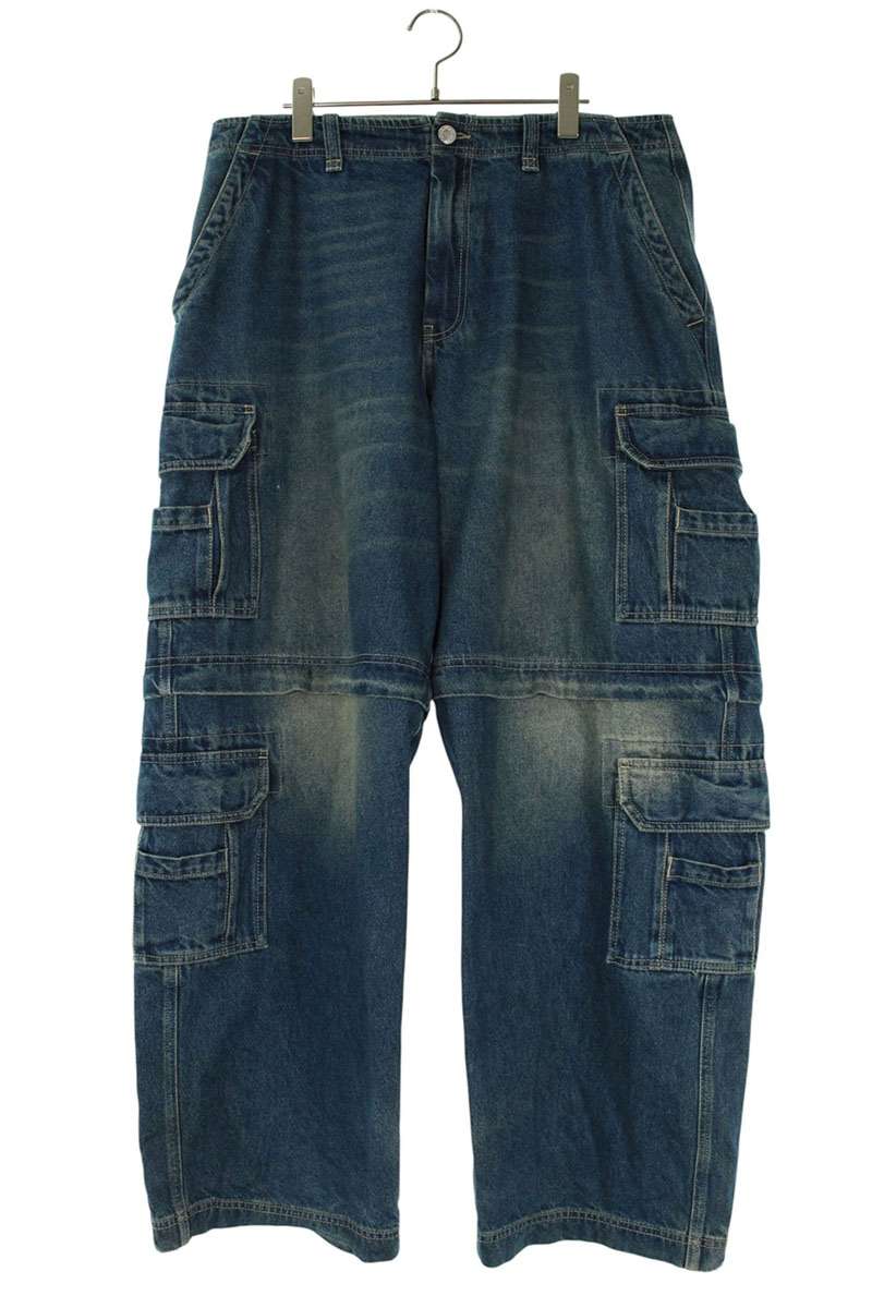 Vetements Cargo Denim Pants Blue Size 32