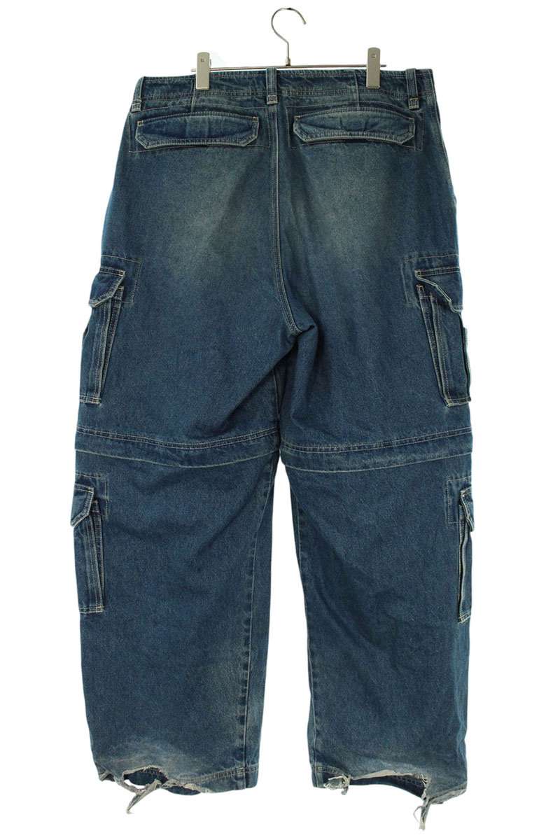 Vetements Cargo Denim Pants Blue Size 32