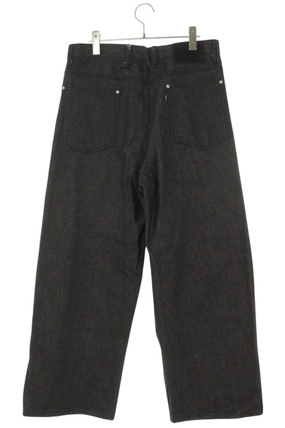 GEEKS Baggy Wide Denim Pants Black Size 30