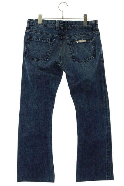 Chrome Hearts Cross Ball Button Bootcut Indigo Denim Size 33