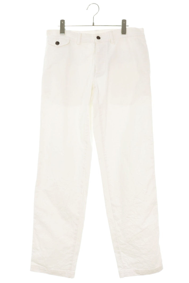 GABRIELE PASINI Cotton Button Fly Denim Pants White Size 30
