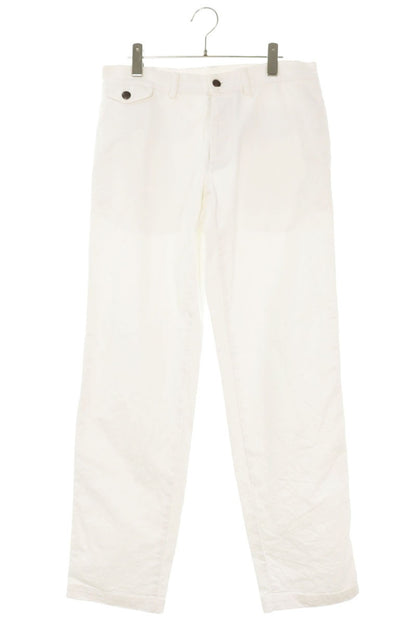GABRIELE PASINI Cotton Button Fly Denim Pants White Size 30