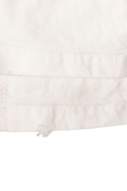 GABRIELE PASINI Cotton Button Fly Denim Pants White Size 30