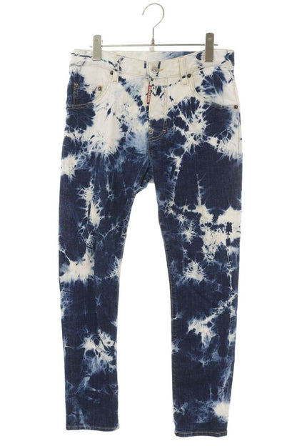 DSQUARED Bleached Denim Pants Multi Size 32
