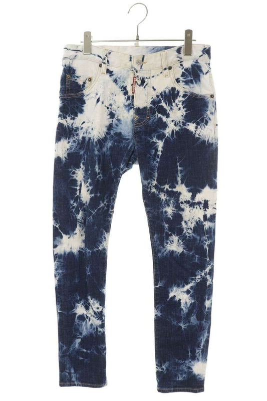 DSQUARED Bleached Denim Pants Multi Size 32