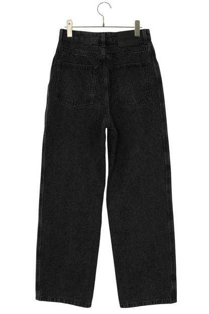 LOEWE Anagram Embroidery Baggy Denim Pants Black Size 31