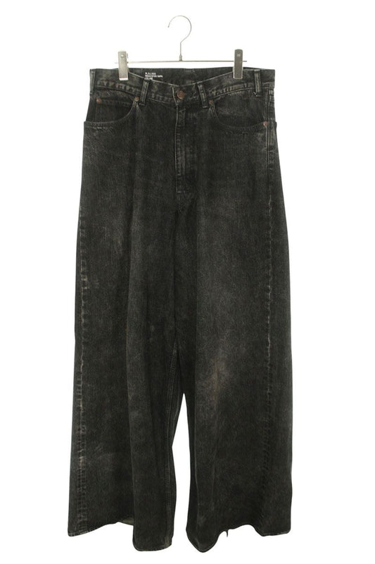 CELINE 22SS Elephant Wide Leg Flare Jeans Black Size 30