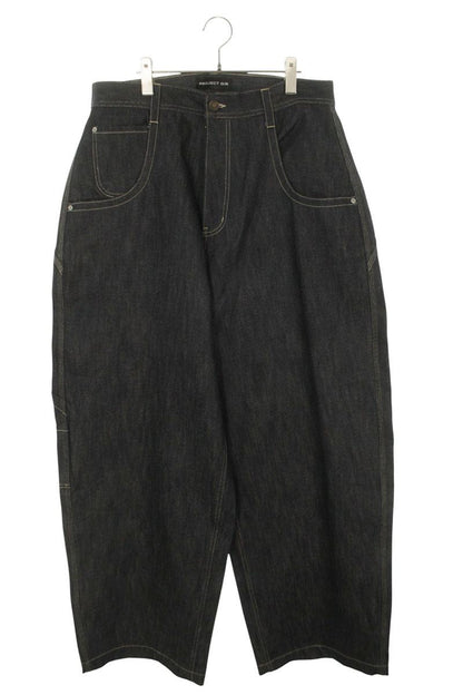 PROJECT GR Retro Homage Logo Baggy Denim Pants Size 34