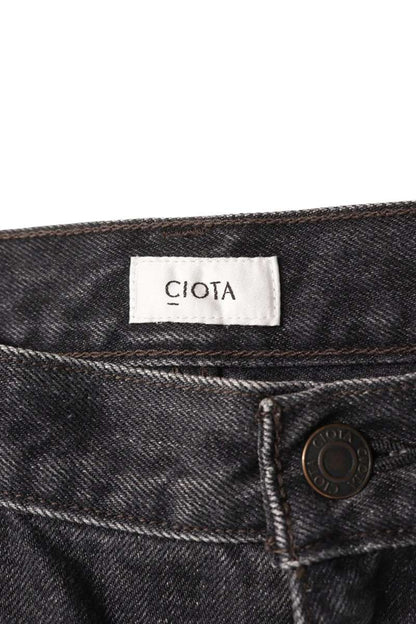 CIOTA Wide Tapered Denim Pants Black Size 32