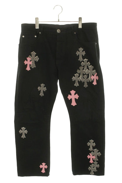 Chrome Hearts JEAN SL FLEURKNEE Button Fly Multi Size 36