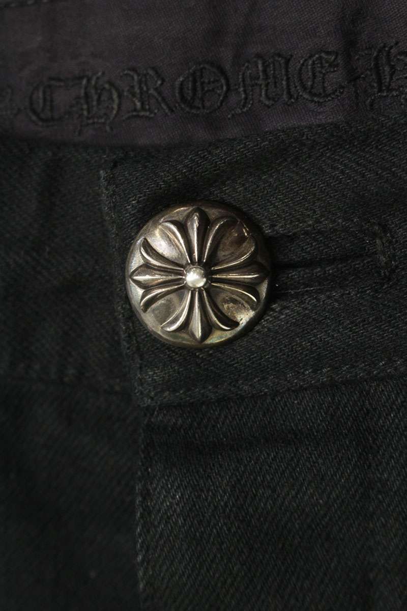 Chrome Hearts JEAN SL FLEURKNEE Button Fly Multi Size 36