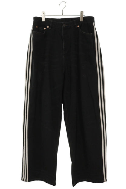 BALENCIAGA 23SS x adidas Sideline Baggy Denim Pants Size 30