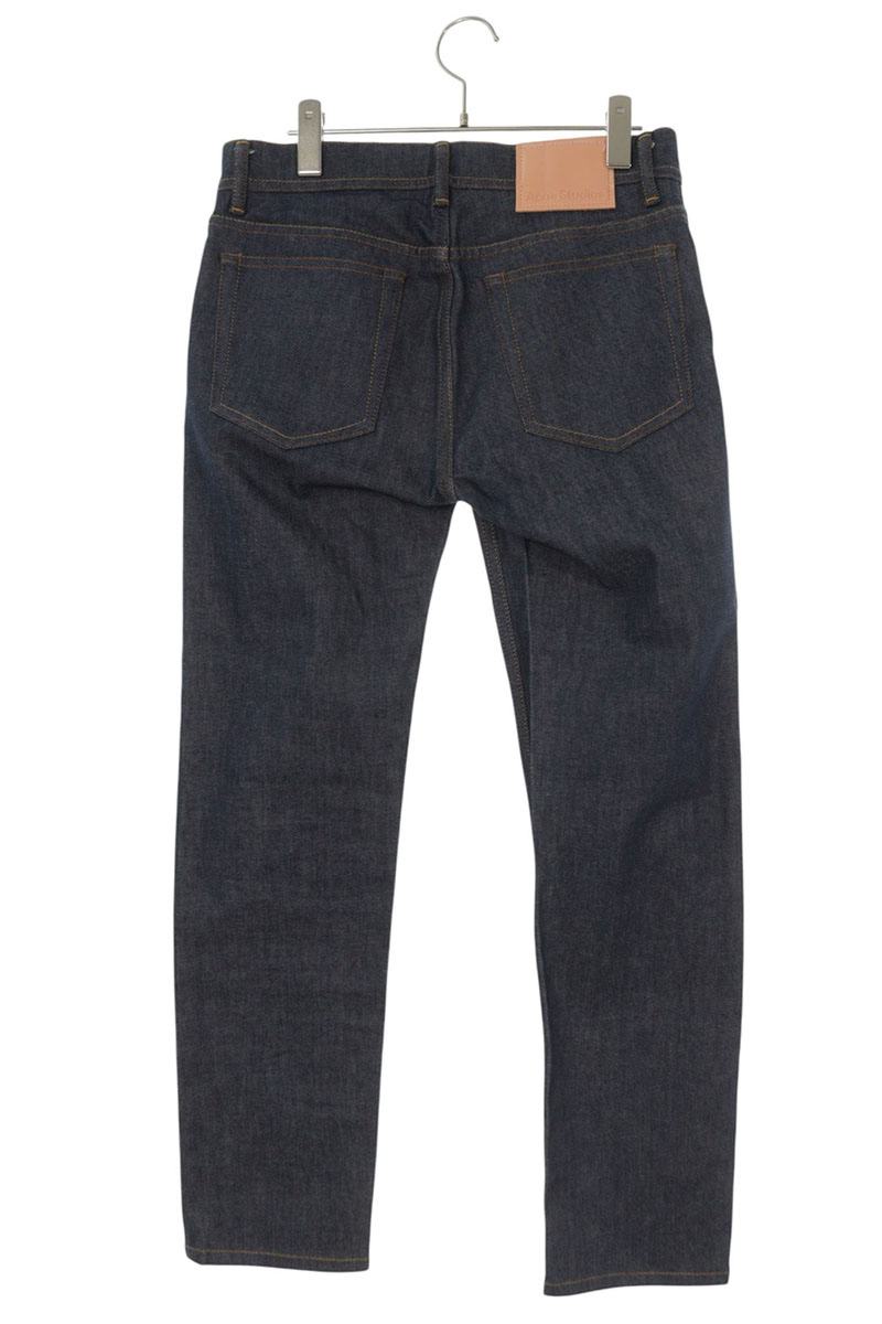 ACNE STUDIOS Indigo Stretch Cotton Tapered Denim Size 29