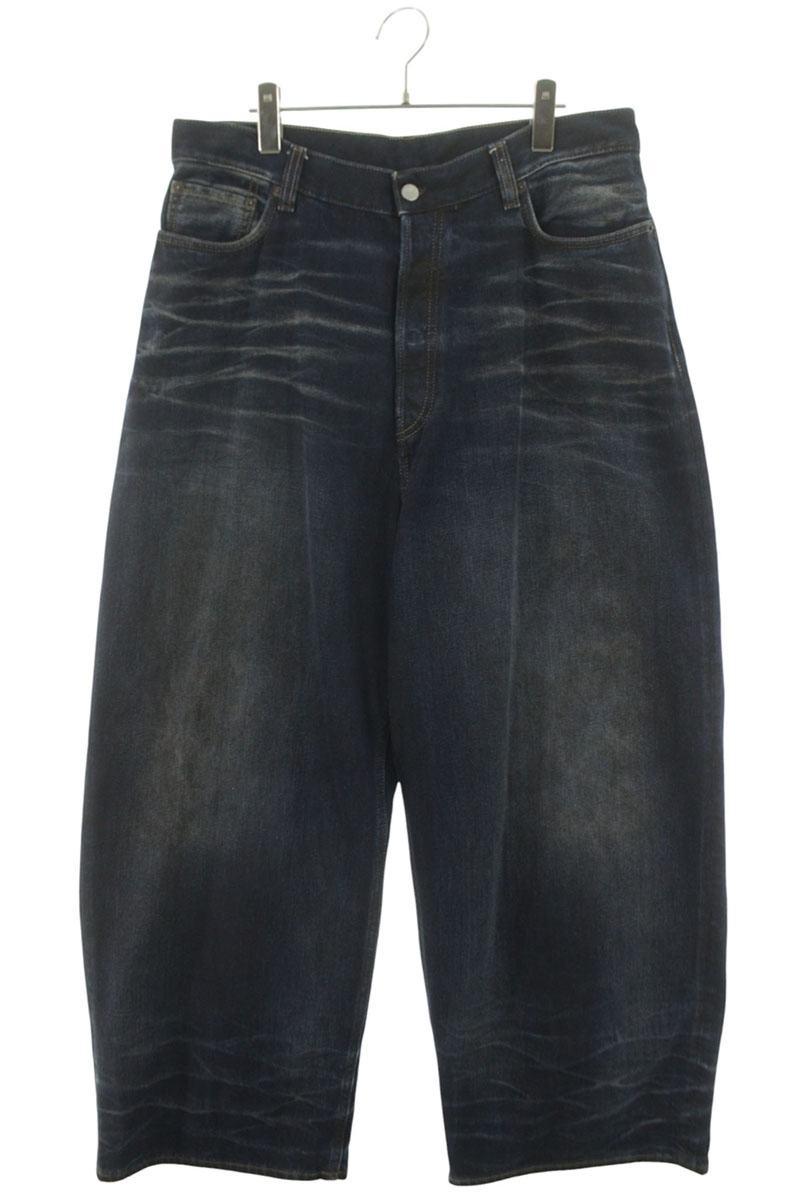 ACNE STUDIOS '23 Leather Pocket Baggy Denim Size 36