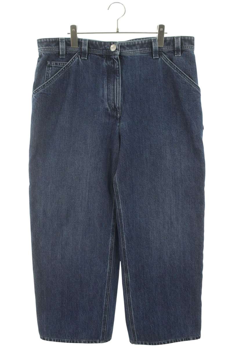CHANEL 26SS Coco Mark Carpenter Denim Indigo Size 33