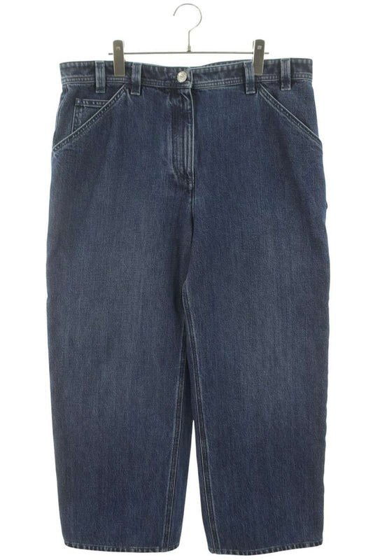 CHANEL 26SS Coco Mark Carpenter Denim Indigo Size 33