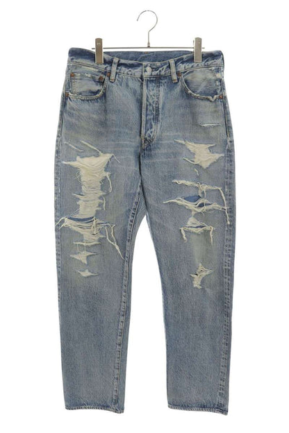 MINEDENIM Distressed Cotton Denim Pants Size 9