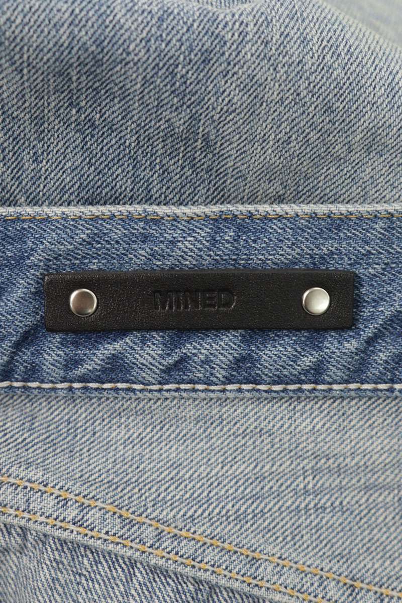 MINEDENIM Distressed Cotton Denim Pants Size 9