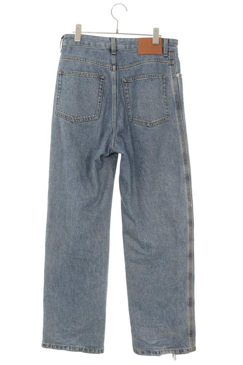 LOEWE Anagram Embroidered Baggy Denim Pants Size 32