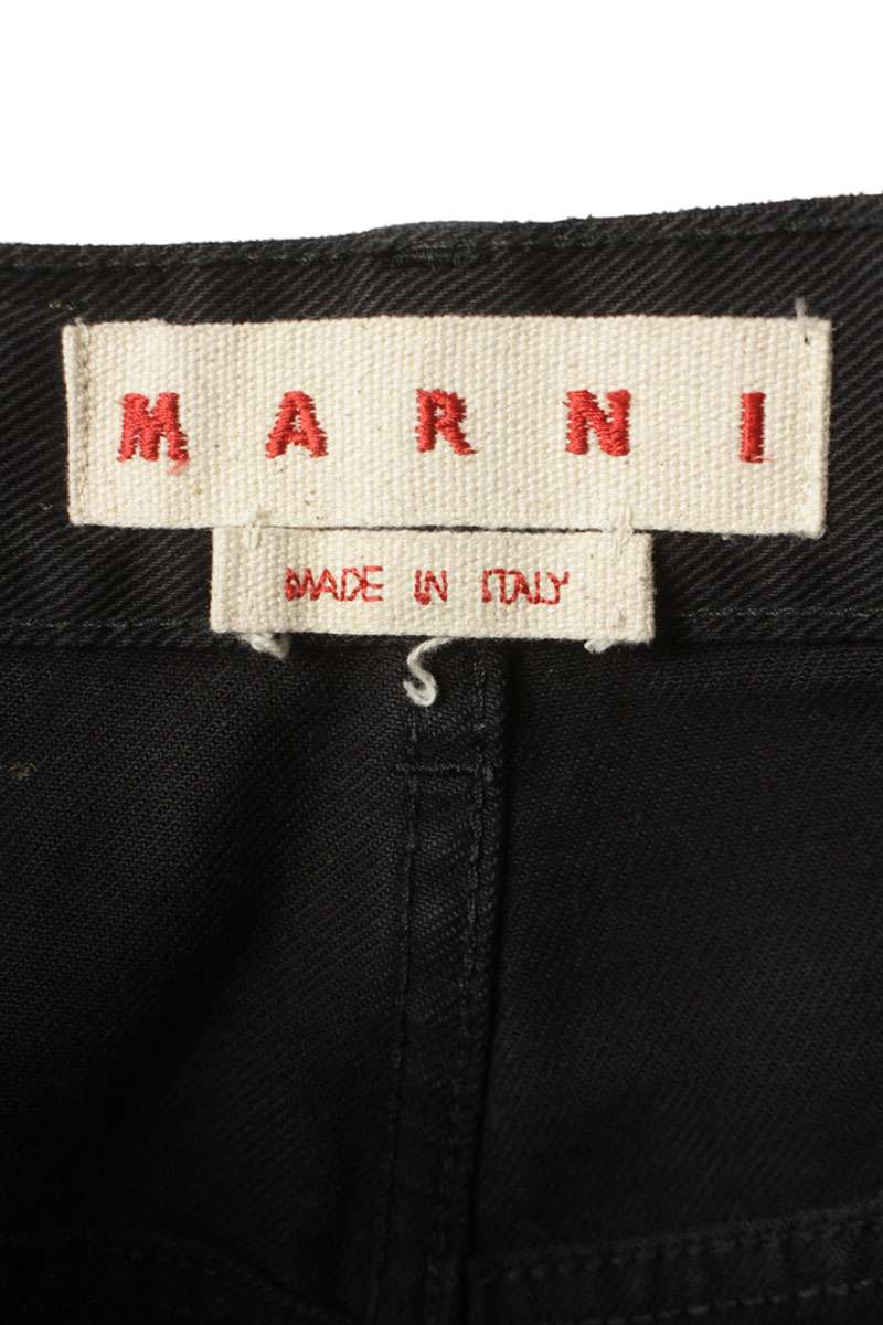 MARNI 23AW Distressed Tapered Denim Pants Size 28