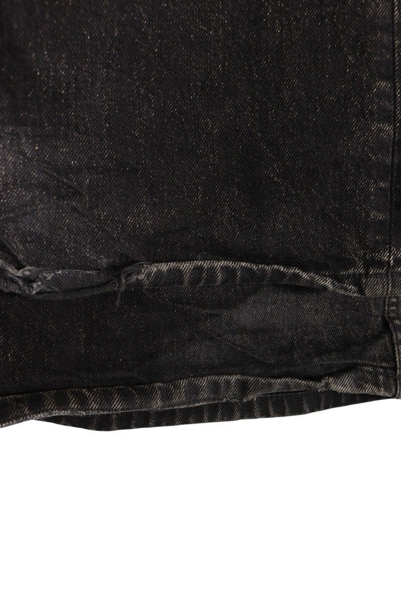 JOHNLAWRENCESULLIVAN Washed Wide Denim Pants Black Size 32