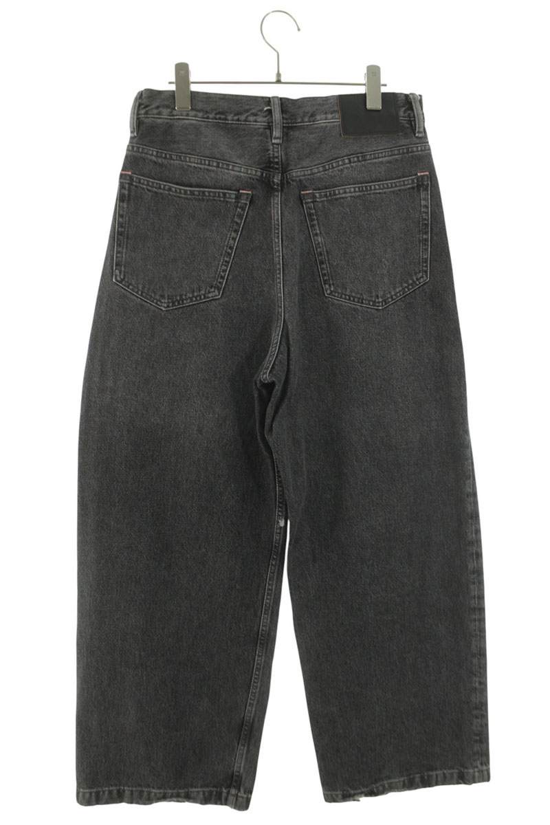 ACNE STUDIOS ASH BLACK Paint Splatter Baggy Denim Size 28