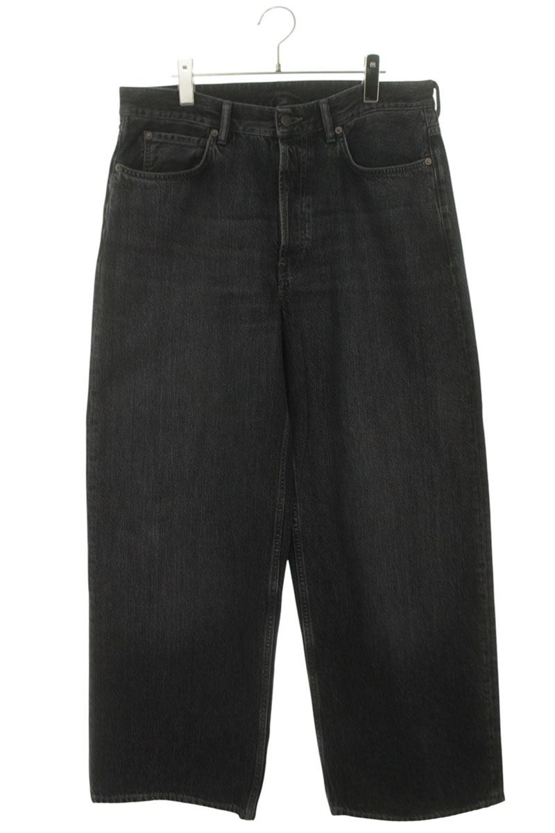 ACNE STUDIOS U VINTAGE BLACK Baggy Denim Pants Size 36