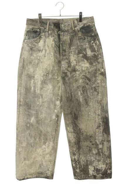 ACNE STUDIOS Transfer Print Baggy Denim Pants Size 36