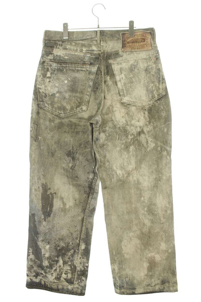 ACNE STUDIOS Transfer Print Baggy Denim Pants Size 36