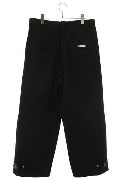 Chrome Hearts Strap Wide Denim Pants Black Size 33