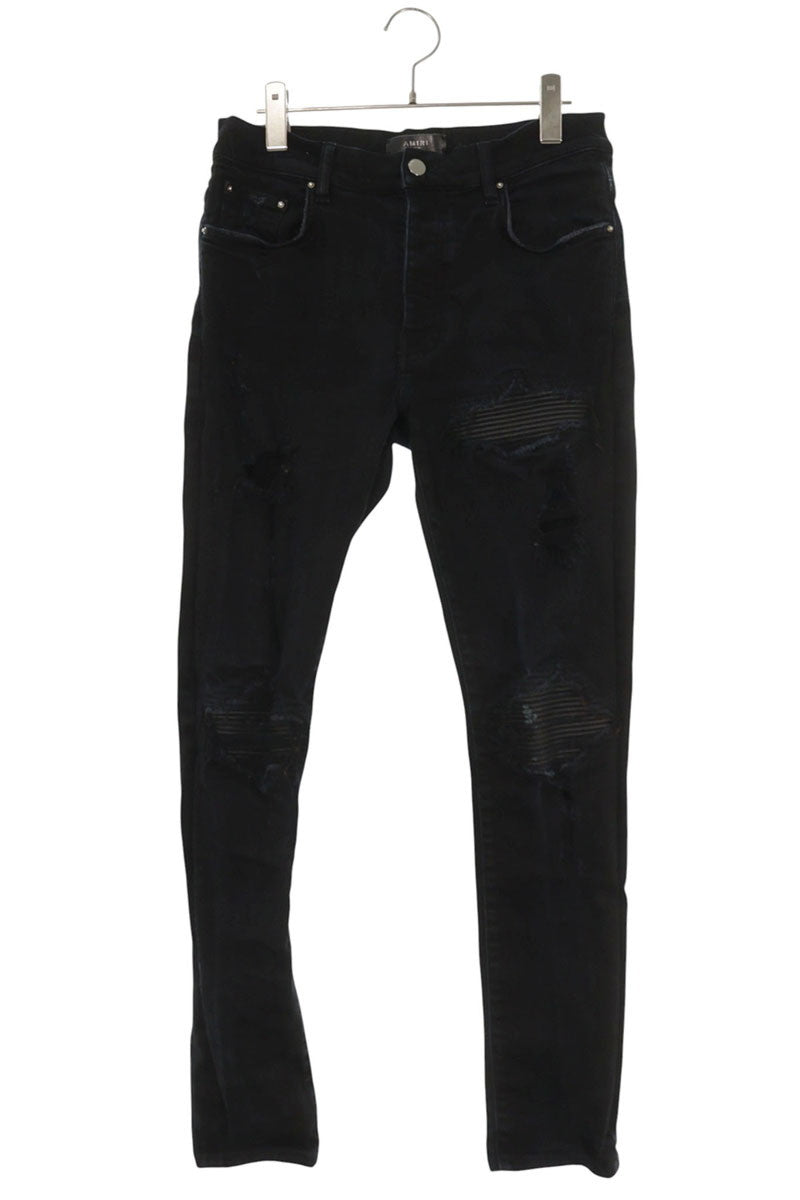 AMIRI MX1 Accordion Knee Distressed Skinny Denim Size 31