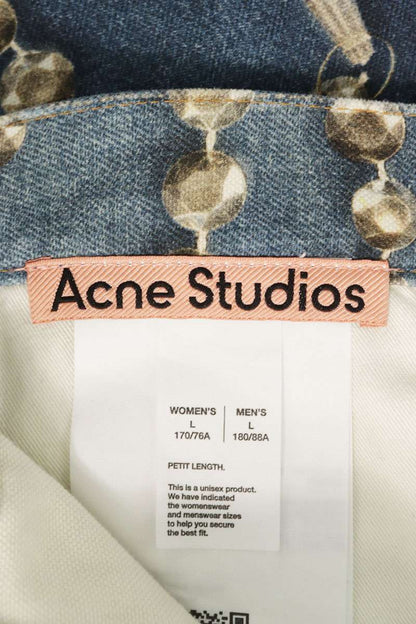 ACNE STUDIOS 26SS 1981 Trompe L'oeil Print Denim Size 34