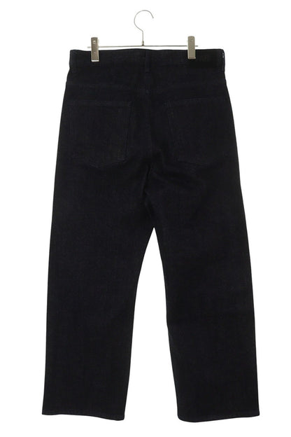 FAR FROM WHAT FAR RAW-TEXTURE DENIM Wide Indigo Size 32