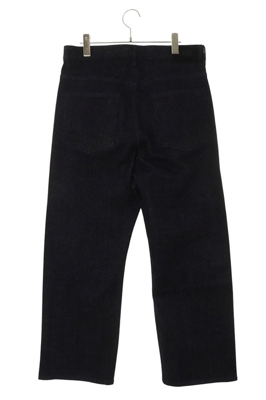 FAR FROM WHAT FAR RAW-TEXTURE DENIM Wide Indigo Size 32