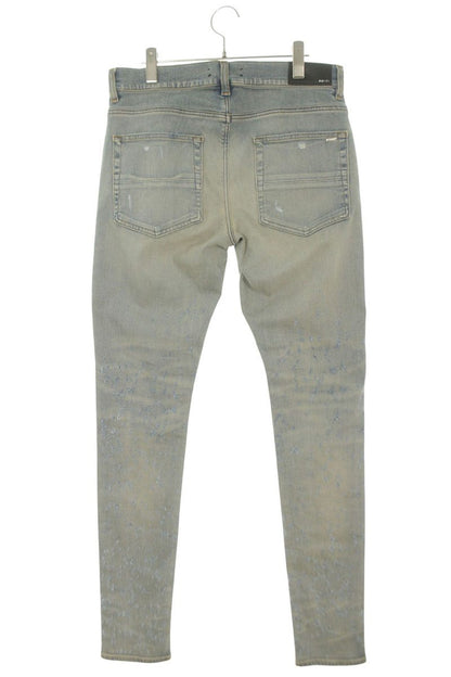 AMIRI Light Blue Shotgun Distressed Skinny Denim Size 32