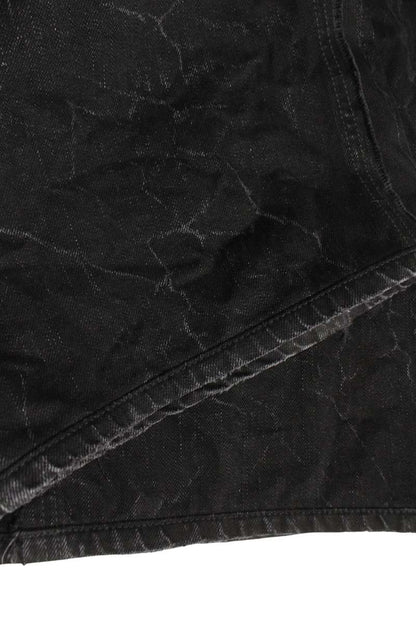 BALENCIAGA Double Knee Denim Pants Black Size 32