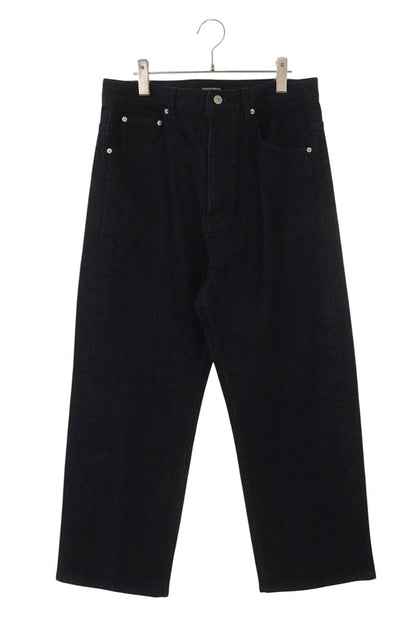 FAR FROM WHAT FAR RAW-TEXTURE DENIM Wide Indigo Size 32