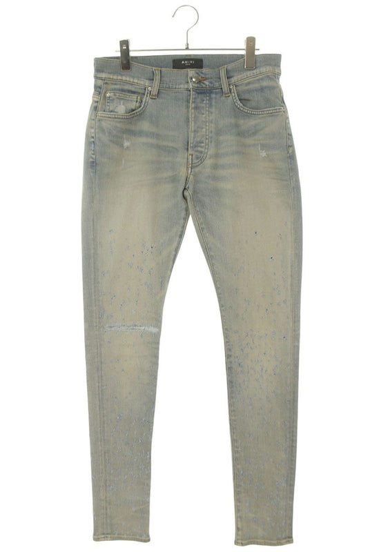AMIRI Light Blue Shotgun Distressed Skinny Denim Size 30