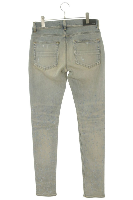 AMIRI Light Blue Shotgun Distressed Skinny Denim Size 30