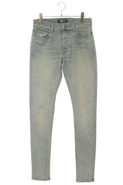AMIRI Light Blue Shotgun Distressed Skinny Denim Size 29