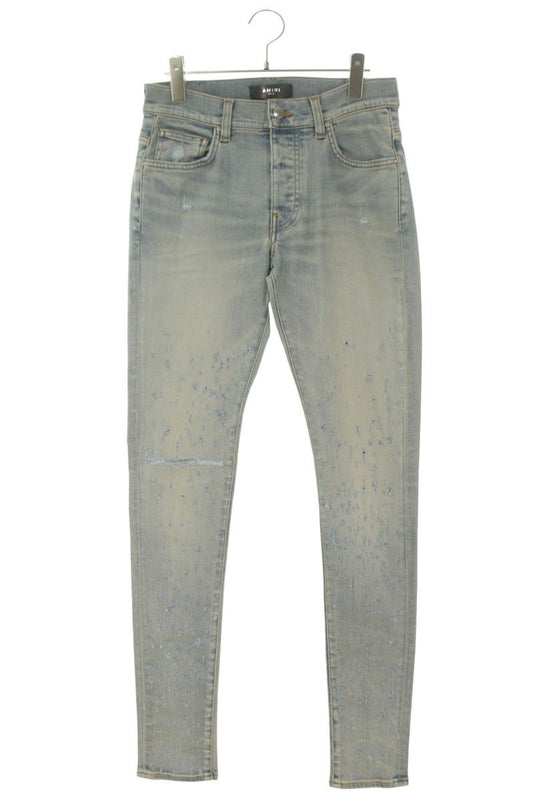 AMIRI Light Blue Shotgun Distressed Skinny Denim Size 29