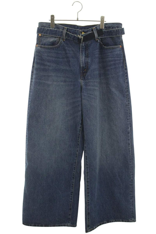 LEVI'S x Sacai 25SS Belted Wide Denim Pants Size 36
