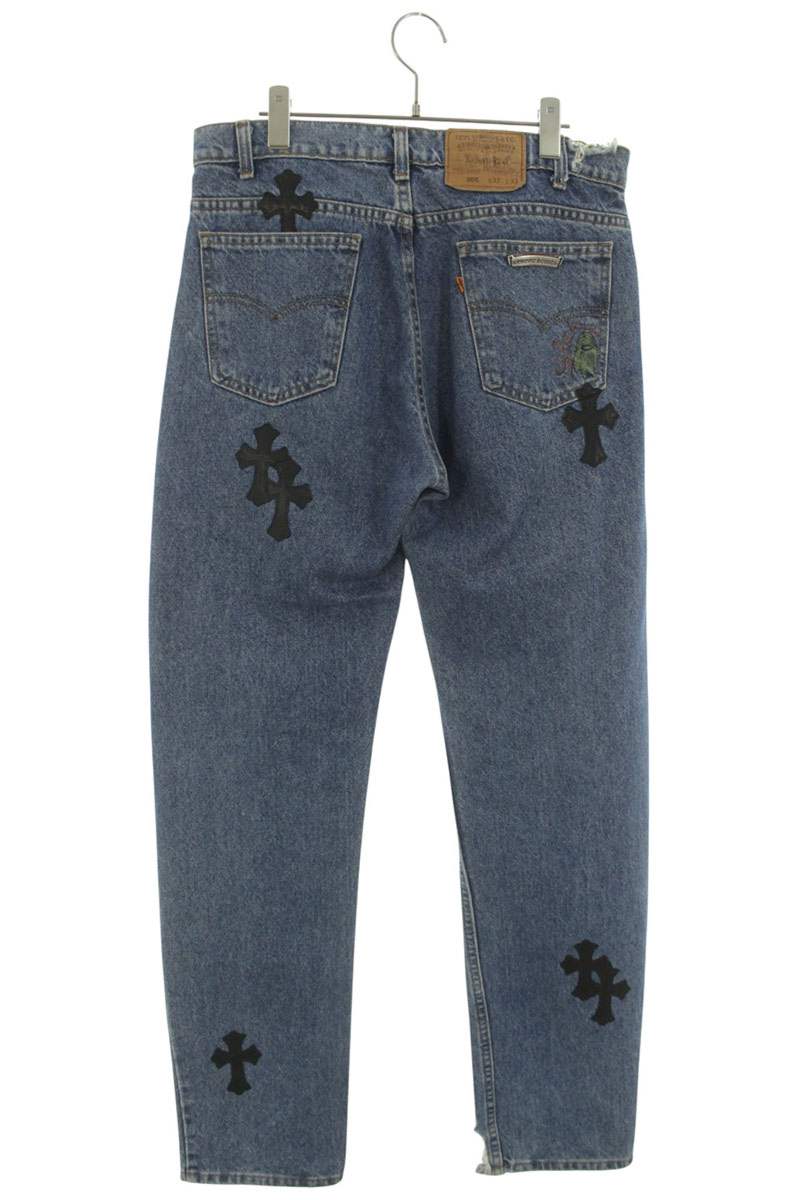 Chrome Hearts MATTYBOY Paint Cross Patch 505 Denim Size 31